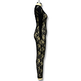 SUPER WHOLESALE |Lace See-through Jumpsuit