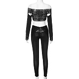 SUPER WHOLESALE | Lace Pants Set