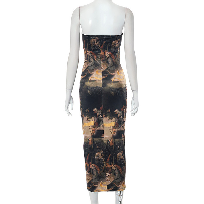 SUPER WHOLESALE | Painting Printed Dress
