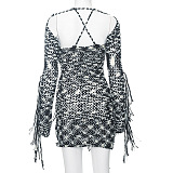 SUPER WHOLESALE | Knitted String Deco Dress