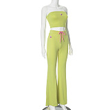 SUPER WHOLESALE | Beandeau Top & Self-tied Pants