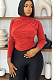 SUPER WHOLESALE | Turtle Neck Top in Solid Orange