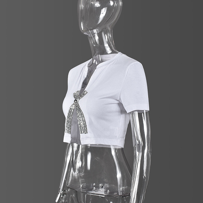 SUPER WHOLESALE | Front Split T-shirt Top