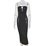 SUPER WHOLESALE | Ring Holes Long Dress