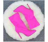 Low Top Elastic Boots in Solid