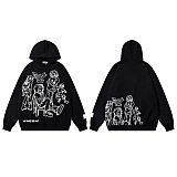 SUPER WHOLESALE | Oversize Printed Hoodie Top