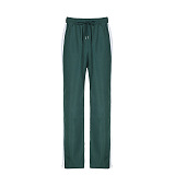 SUPER WHOLESALE | Patchwork Jogger Set in Green and White