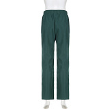 SUPER WHOLESALE | Patchwork Jogger Set in Green and White