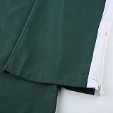 SUPER WHOLESALE | Patchwork Jogger Set in Green and White