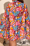 SUPER WHOLESALE |  Colourful Leaves Printed Swimwear in 3 Pieces