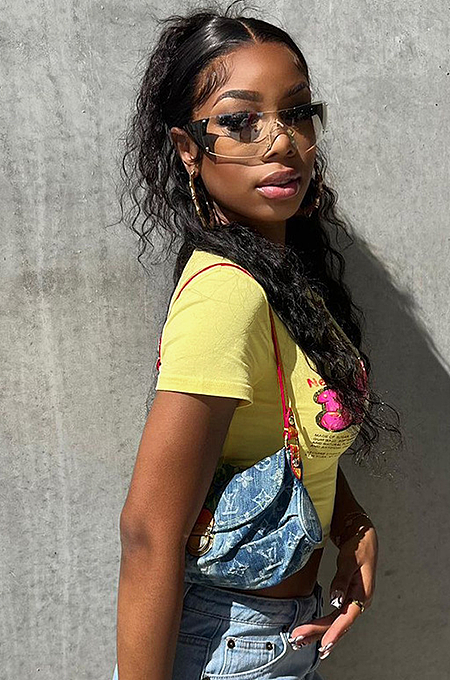 SUPER WHOLESALE |  Split Neck T-shirt in Yellow