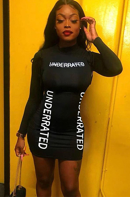 SUPER WHOLESALE | Long Sleeve Bodysuit & Maxi Dress Set in Black