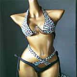 SUPER WHOLESALE | Colored Rhinestone Bling Bling Bikini