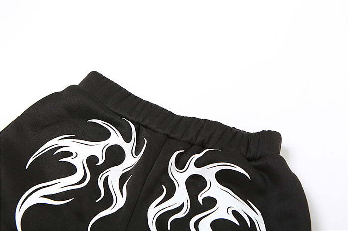 SUPER WHOLESALE | Pattern Printed Tracking Top & Shorts