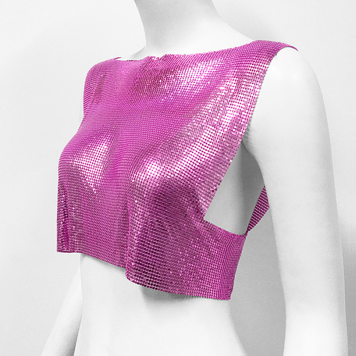 SUPER WHOLESALE | Sequins Off Shoulder T-Shirt Top in Rose Red
