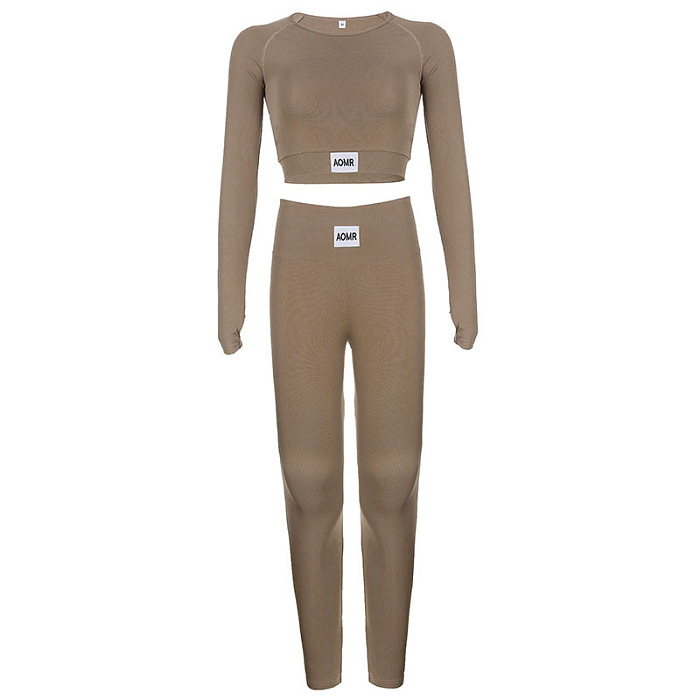 SUPER WHOLESALE | Pit Material High Waist Leggings Pants Set