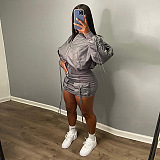 SUPER WHOLESALE | Tracking Top & Skirt Bottom with Criss-cross Details