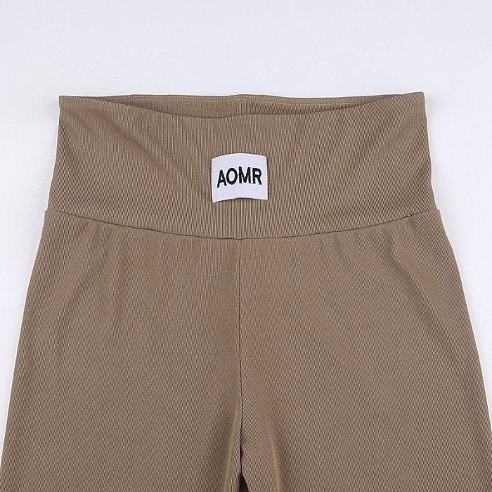SUPER WHOLESALE | Pit Material High Waist Leggings Pants Set