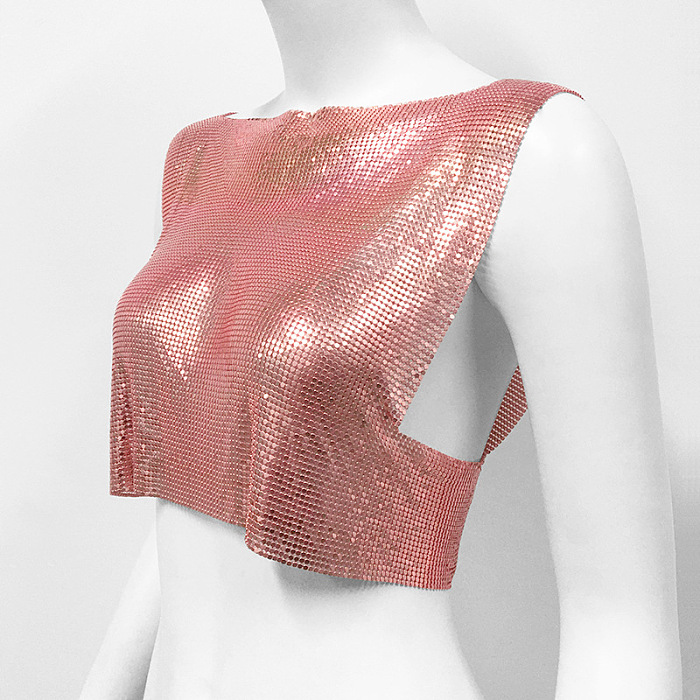 SUPER WHOLESALE | Sequins Off Shoulder T-Shirt Top in Rose Red
