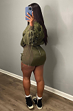 SUPER WHOLESALE | Tracking Top & Skirt Bottom with Criss-cross Details