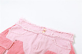 SUPER WHOLESALE | Two Tones Turtle Neck Denim Set
