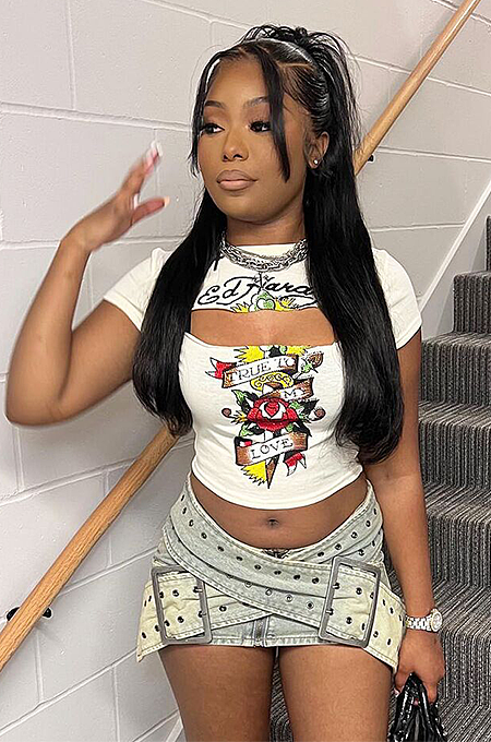 SUPER WHOLESALE |  Bucklet Decor Mini Skirt