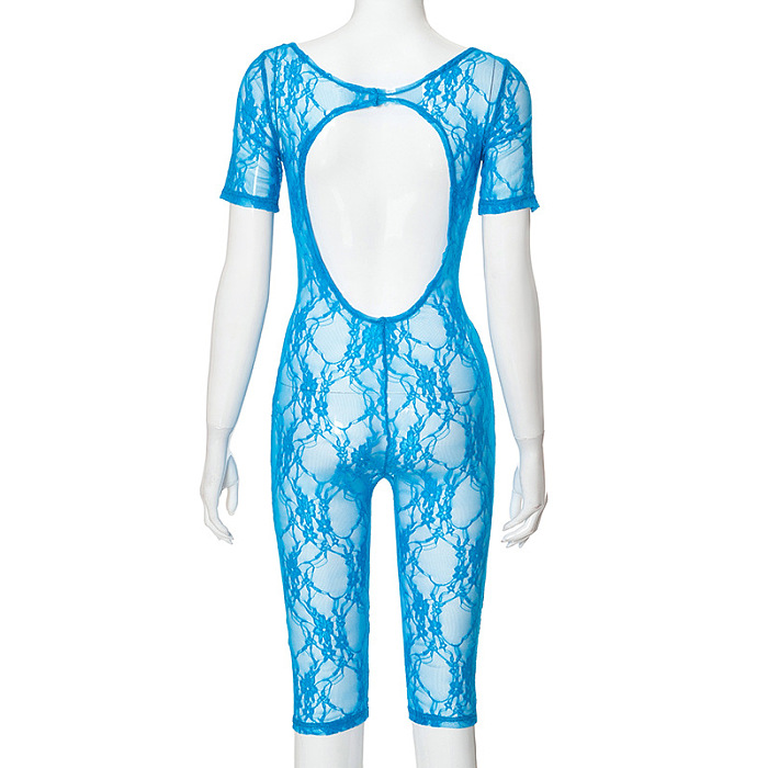 SUPER WHOLESALE |  Chiffon Hollow-out Jumpsuit