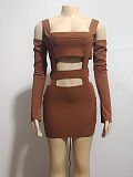 SUPER WHOLESALE | Patchwork Open Back Strape Dress