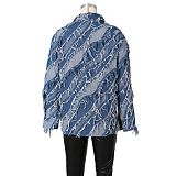 SUPER WHOLESALE | Denim Jacket Top with Tassel