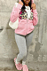 WHOLESALE | Foam Letter Hoodie Tracking Top
