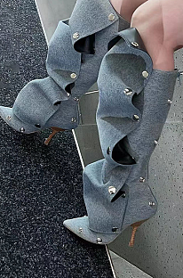 SUPER WHOLESALE | Wave Button Up Boots