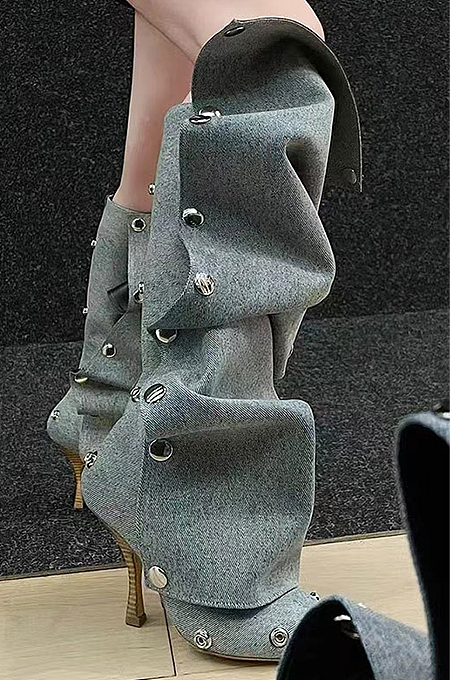 SUPER WHOLESALE | Wave Button Up Boots