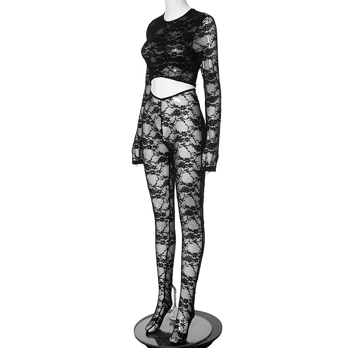 WHOLESALE | Lace Hollow-out Jumpsuit