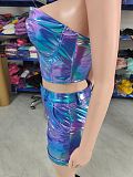 WHOLESALE | Electroplated Razer Shorts Set
