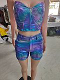 WHOLESALE | Electroplated Razer Shorts Set