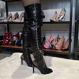 SUPER WHOLESALE | Knee High Bucklet Boots ( Produce to order, need 2 weeks)