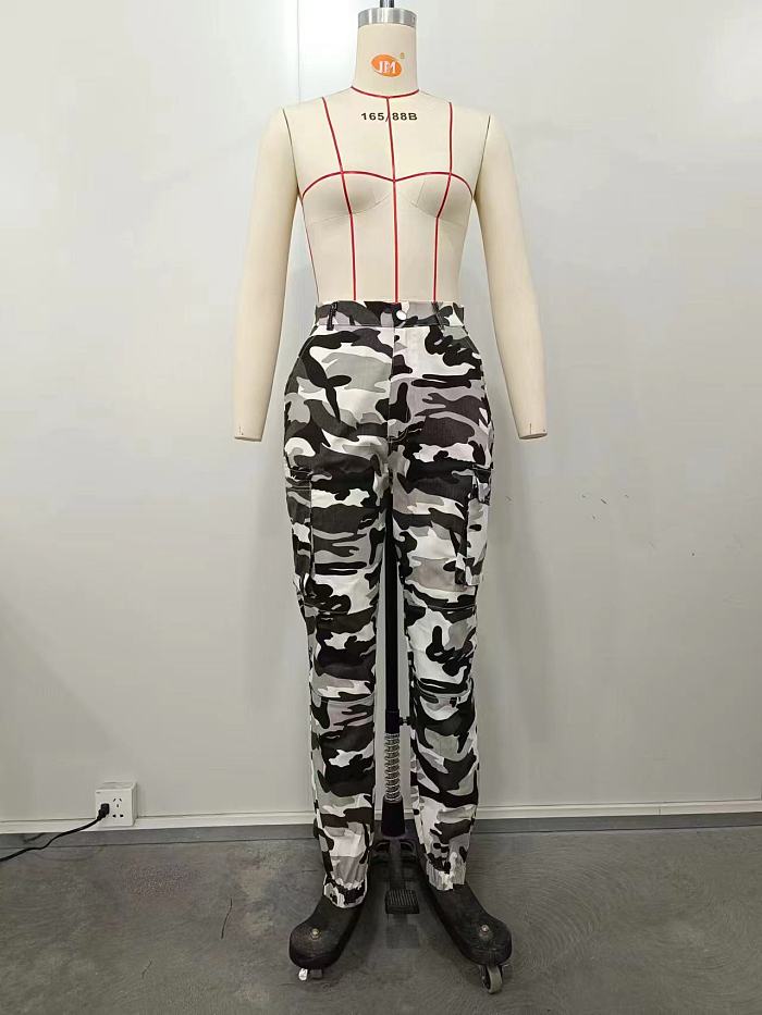 WHOLESALE | Camo Carrot Pants