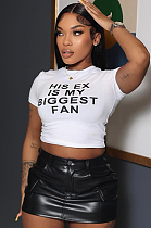 SUPER WHOLESALE | Slogan Printed T-shirt