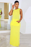SUPER WHOLESALE | Side Split Long Dress