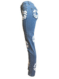 SUPER WHOLESALE | Elastic Printed Jeans
