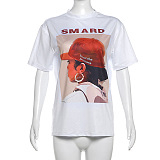 SUPER WHOLESALE | Figuring Printed T-shirt