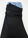 SUPER WHOLESALE | Patchwork Tight Long Skirt