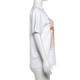 SUPER WHOLESALE | Figuring Printed T-shirt