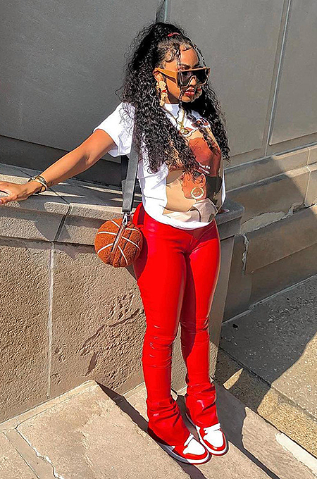 SUPER WHOLESALE | Figuring Printed T-shirt