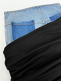SUPER WHOLESALE | Patchwork Tight Long Skirt