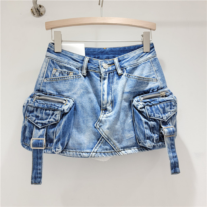 SUPER WHOLESALE | A Shap Multi-pocket  Skirts
