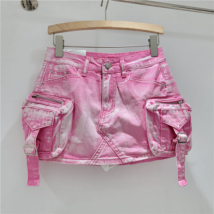 SUPER WHOLESALE | A Shap Multi-pocket  Skirts