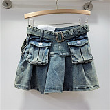SUPER WHOLESALE | A Shap Multi-pocket   Skirt