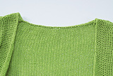 SUPER WHOLESALE | Knitted Dress Set in Green