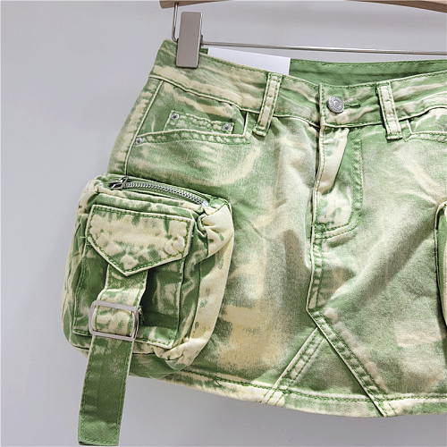 SUPER WHOLESALE | A Shap Multi-pocket  Skirts